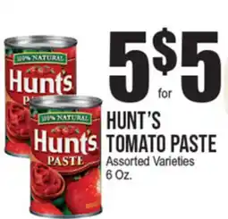 Extra Supermarket HUNT'S TOMATO PASTE offer