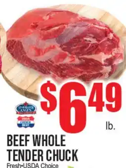Extra Supermarket BEEF WHOLE TENDER CHUCK offer