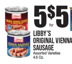 Extra Supermarket LIBBY'S ORIGINAL VIENNA SAUSAGE offer