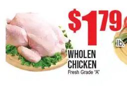 Extra Supermarket WHOLEN CHICKEN offer
