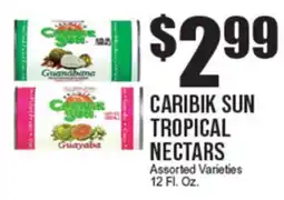 Extra Supermarket CARIBIK SUN TROPICAL NECTARS offer