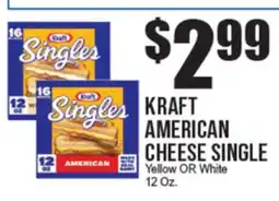 Extra Supermarket KRAFT AMERICAN CHEESE SINGLE offer