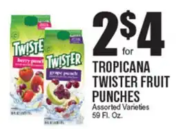 Extra Supermarket TROPICANA TWISTER FRUIT PUNCHES offer