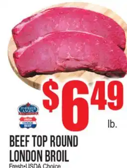 Extra Supermarket BEEF TOP ROUND LONDON BROIL offer