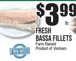 Extra Supermarket FRESH BASSA FILLETS offer