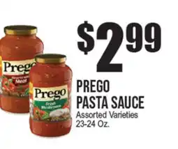 Extra Supermarket PREGO PASTA SAUCE offer