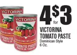 Extra Supermarket VICTORINA TOMATO PASTE offer