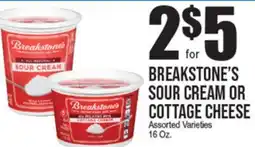 Extra Supermarket BREAKSTONE'S SOUR CREAM OR COTTAGE CHEESE offer