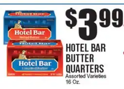 Extra Supermarket HOTEL BAR BUTTER QUARTERS offer