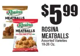 Extra Supermarket ROSINA MEATBALLS offer