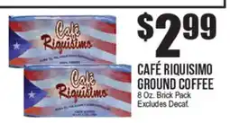Extra Supermarket CAFÉ RIQUISIMO GROUND COFFEE offer