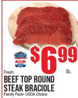 Extra Supermarket BEEF TOP ROUND STEAK BRACIOLE offer
