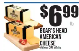 Extra Supermarket BOAR'S HEAD AMERICAN CHEESE offer