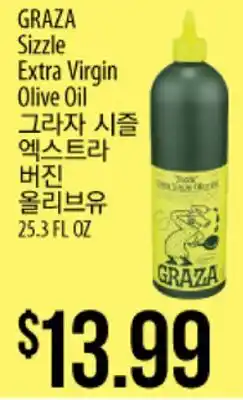 Hmart GRAZA Sizzle Extra Virgin Olive Oil offer