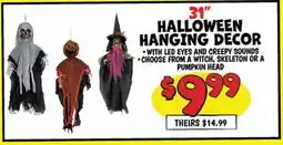 Ollie's 31 HALLOWEEN HANGING DECOR offer