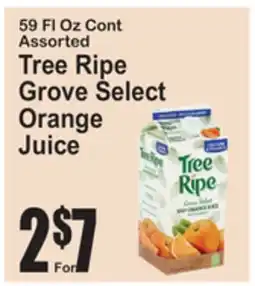 SuperFresh Tree Ripe Grove Select Orange Juice offer
