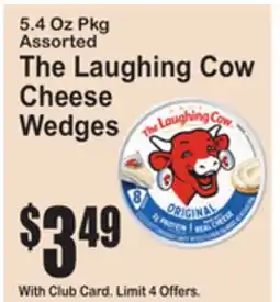 SuperFresh The Laughing Cow Cheese Wedges offer
