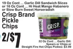 SuperFresh Crisp Brand Pickle Chips offer