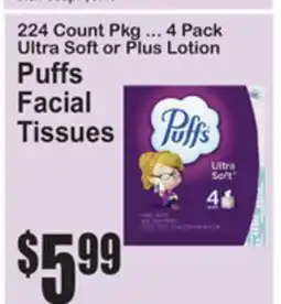 SuperFresh Puffs Facial Tissues offer
