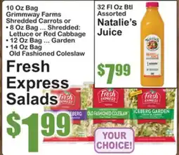 SuperFresh Fresh Express Salads offer