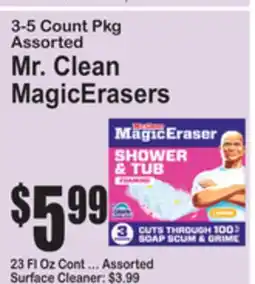 SuperFresh Mr. Clean MagicErasers offer