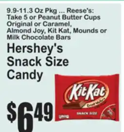 SuperFresh Hershey's Snack Size Candy offer