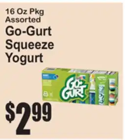 SuperFresh Go-Gurt Squeeze Yogurt offer