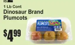 SuperFresh Dinosaur Brand Plumcots offer