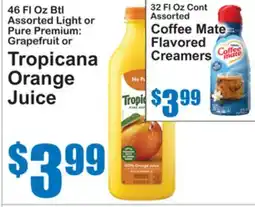 SuperFresh Tropicana Orange Juice offer