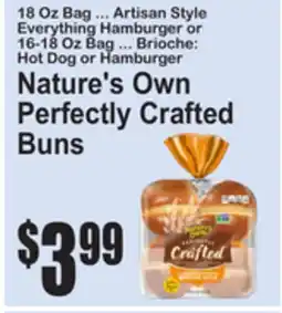 SuperFresh Nature's Own Perfectly Crafted Buns offer