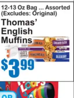 SuperFresh Thomas' English Muffins offer