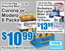 SuperFresh Corona or Modelo 6 Packs offer