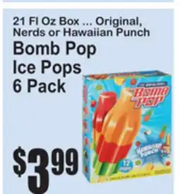 SuperFresh Bomb Pop Ice Pops offer