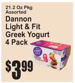 SuperFresh Dannon Light & Fit Greek Yogurt offer