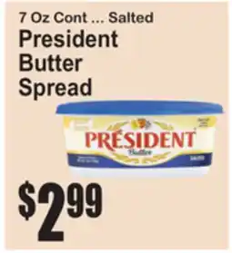 SuperFresh President Butter Spread offer