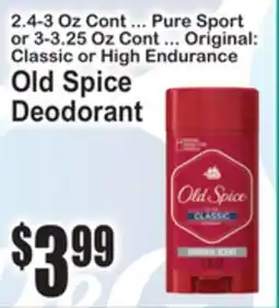 SuperFresh Old Spice Deodorant offer