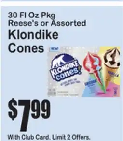 SuperFresh Reese's or Assorted Klondike Cones offer