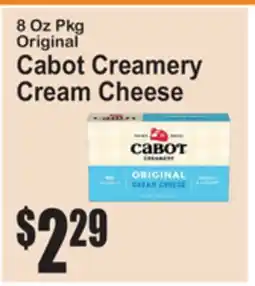 SuperFresh Original Cabot Creamery Cream Cheese offer
