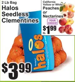 SuperFresh 2 Lb Bag Halos Seedless Clementines offer