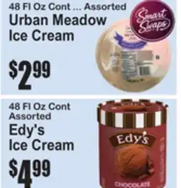 SuperFresh 48 Fl Oz Cont ... Assorted Urban Meadow Ice Cream, 48 Fl Oz Cont Assorted Edy's Ice Cream offer