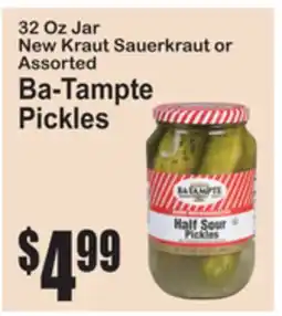 SuperFresh Ba-Tampte Pickles offer