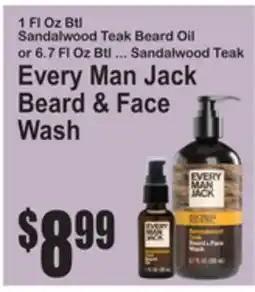 SuperFresh Every Man Jack Beard & Face Wash offer