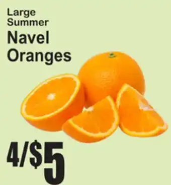 SuperFresh Large Summer Navel Oranges offer