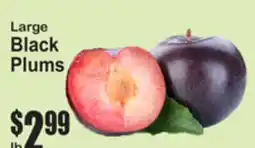 SuperFresh Large Black Plums offer