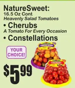 SuperFresh NatureSweet: 16.5 Oz Cont Heavenly Salad Tomatoes • Cherubs • Constellations offer