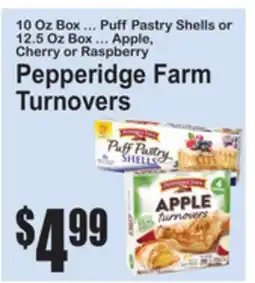 SuperFresh Pepperidge Farm Turnovers offer