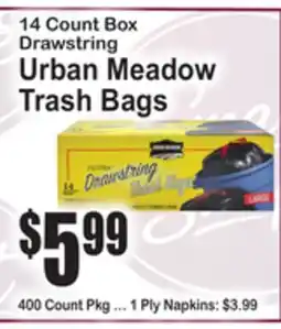 SuperFresh Urban Meadow Trash Bags offer