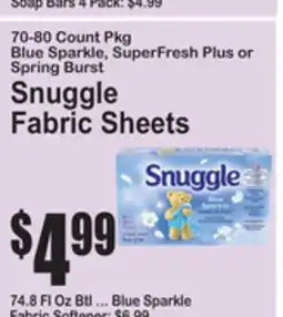 SuperFresh Snuggle Fabric Sheets offer