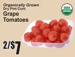 SuperFresh Organically Grown Dry Pint Cont Grape Tomatoes offer