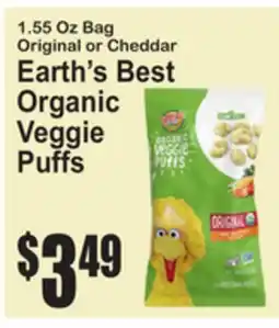 SuperFresh Earth's Best Organic Veggie Puffs offer